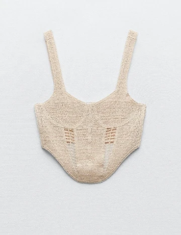 Top Zara, crem