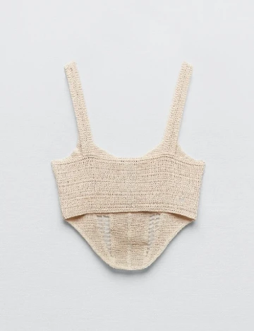 Top Zara, crem
