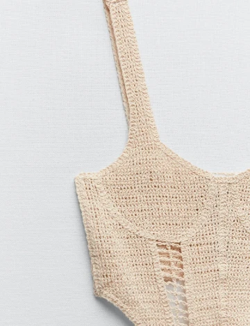 Top Zara, crem