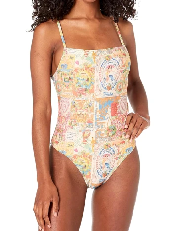 Costum de baie Desigual, mix culori