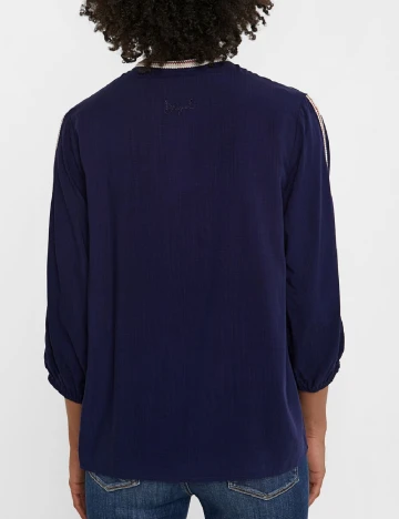 Bluza Desigual, bleumarin