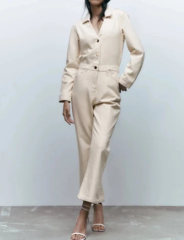 Salopeta Zara, ecru