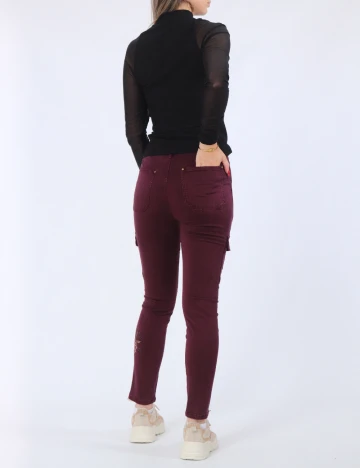 Pantaloni Desigual, mov