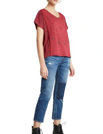 Tricou Desigual, rosu