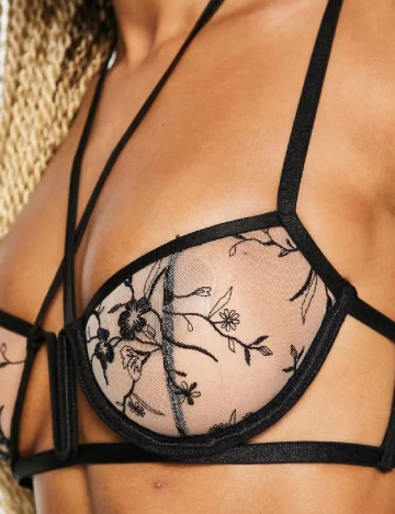 Sutien Lost Ink, negru