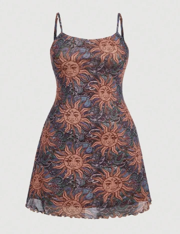 Rochie scurta SHEIN CURVE, mix culori