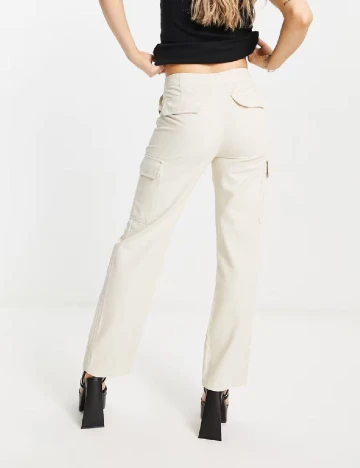 Pantaloni Signature 8, crem