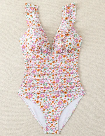 Costum de baie SHEIN, floral