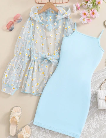 Compleu Shein Kids, bleu