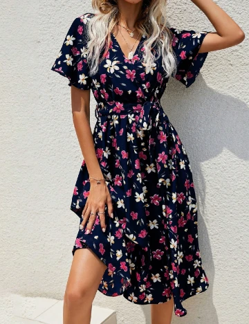 Rochie medie SHEIN, floral print