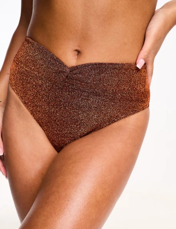 Chilot de baie Miss Selfridge, maro