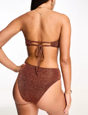Chilot de baie Miss Selfridge, maro