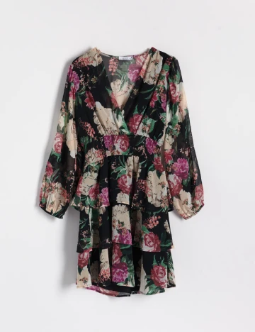 Rochie scurta Reserved, floral print