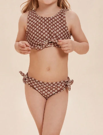 Costum de baie Shein Kids, maro