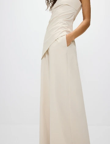 Pantaloni Reserved, bej