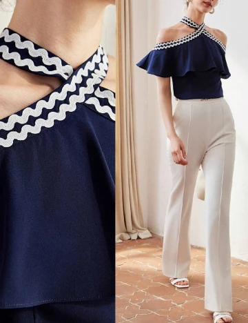 Bluza MOTF, bleumarin