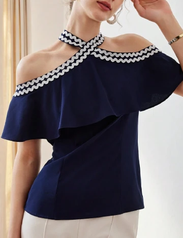 Bluza MOTF, bleumarin