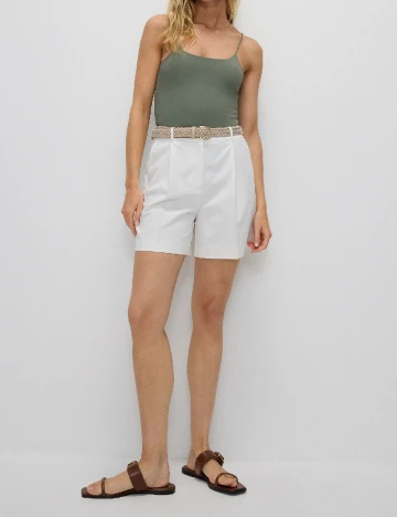 Pantaloni scurti Reserved, alb
