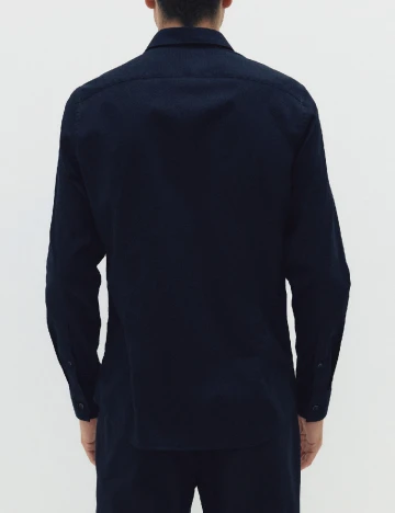 Camasa Reserved, bleumarin