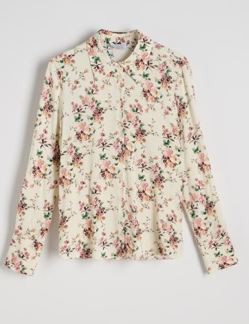 Camasa Reserved, floral print