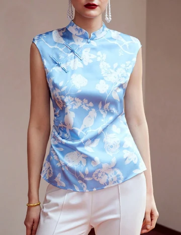 Bluza MOTF, bleu Albastru