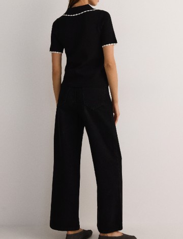 Tricou Reserved, negru