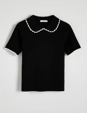 Tricou Reserved, negru