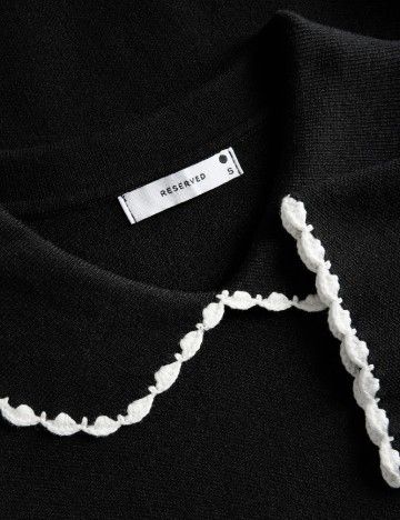 Tricou Reserved, negru