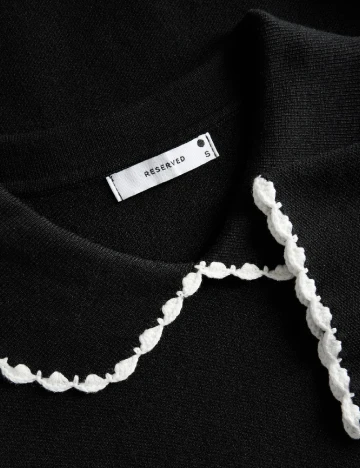 Tricou Reserved, negru