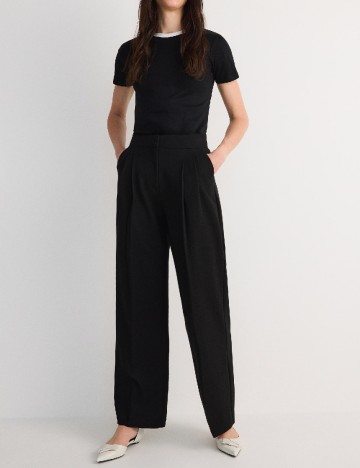Tricou Reserved, negru