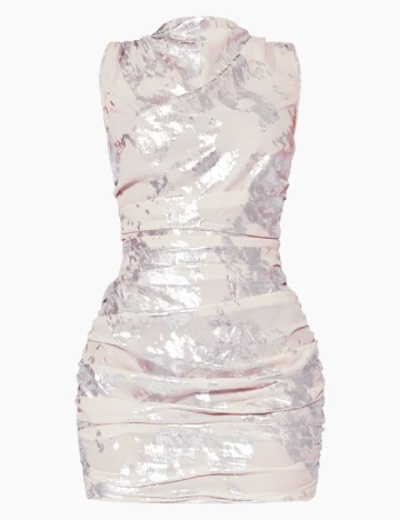 Rochie scurta PRETTYLITTLETHING, crem