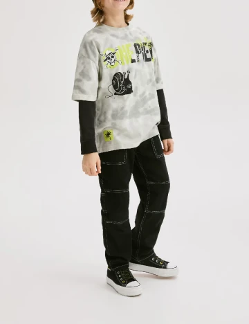 Tricou Reserved, gri