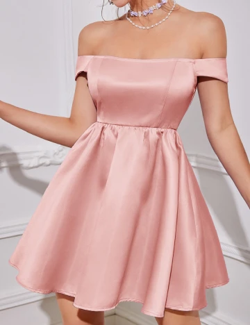 Rochie scurta SHEIN, roz