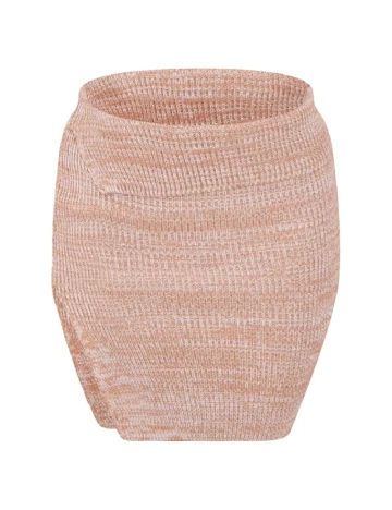 Fusta PRETTYLITTLETHING, crem