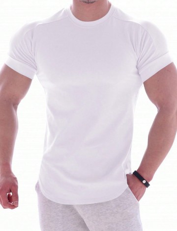 
						Tricou SHEIN, alb