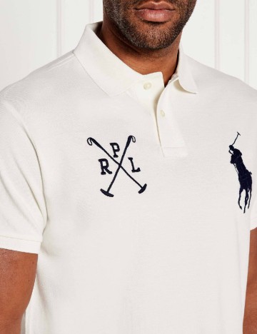 Tricou Polo Ralph Lauren, alb