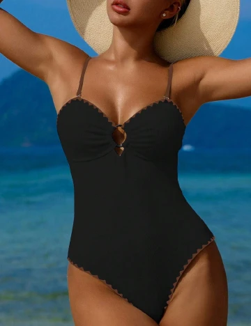 Costum de baie SHEIN, negru
