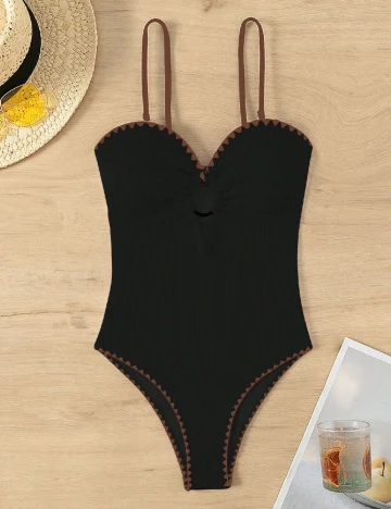 Costum de baie SHEIN, negru