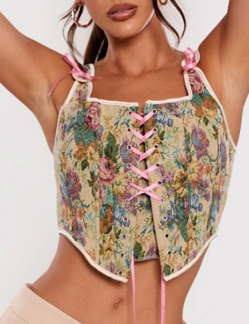 Corset PRETTYLITTLETHING, mix culori Mix culori