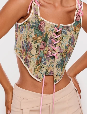 Corset PRETTYLITTLETHING, mix culori Mix culori