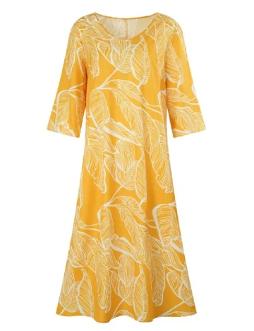 Rochie lunga SHEIN, galben