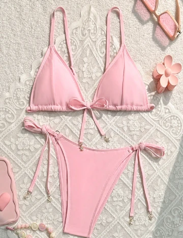 Costum de baie SHEIN, roz