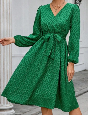 Rochie medie SHEIN, verde