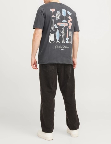 Tricou Jack&Jones Plus Size Men, gri