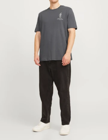 Tricou Jack&Jones Plus Size Men, gri