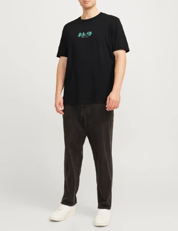 Tricou Jack&Jones Plus Size Men, negru