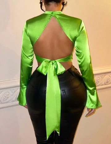 Top SHEIN, verde