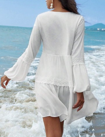 Rochie scurta SHEIN, alb