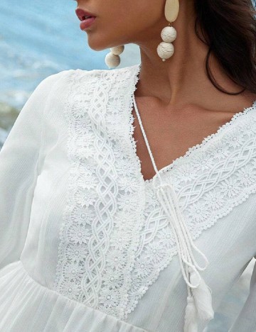 Rochie scurta SHEIN, alb