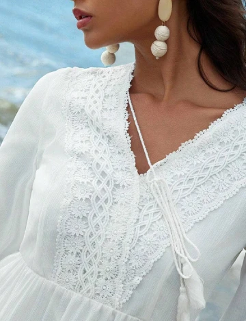 Rochie scurta SHEIN, alb